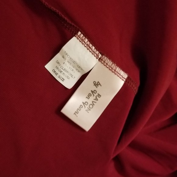 Ravon Infinity Maxi Dress by Von Vonni One Size Burgundy Wear in Many Styles - Picture 16 of 16
